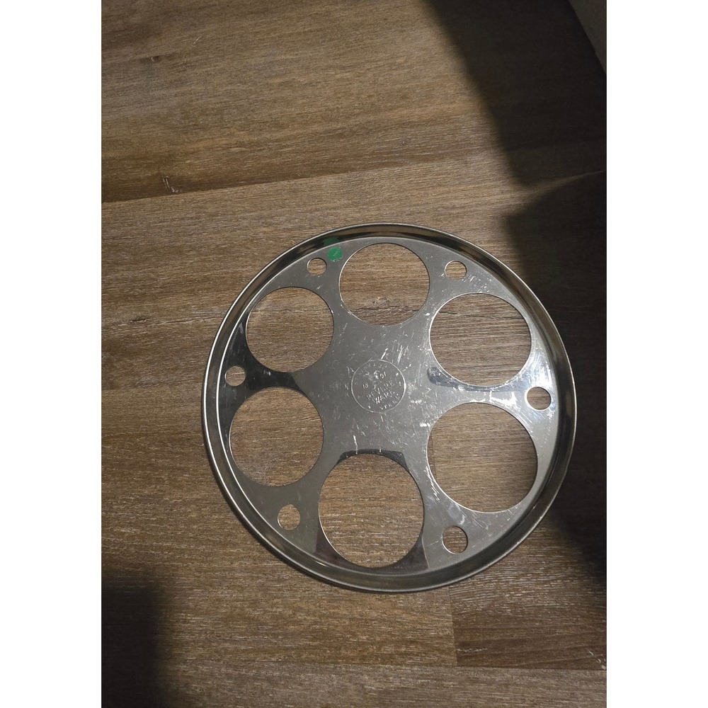 Vintage Revere Ware 18-01 Stainless Steel 6 Hole Egg Poacher Insert Replacement